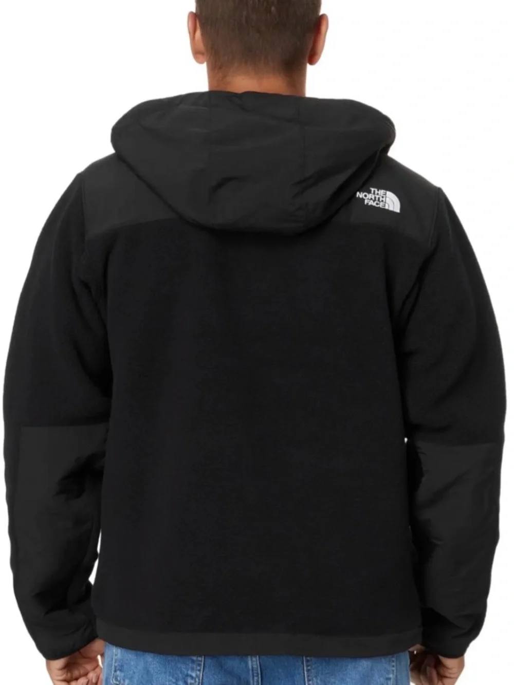The North Face Retro Denali men’s black hooded fleece jacket